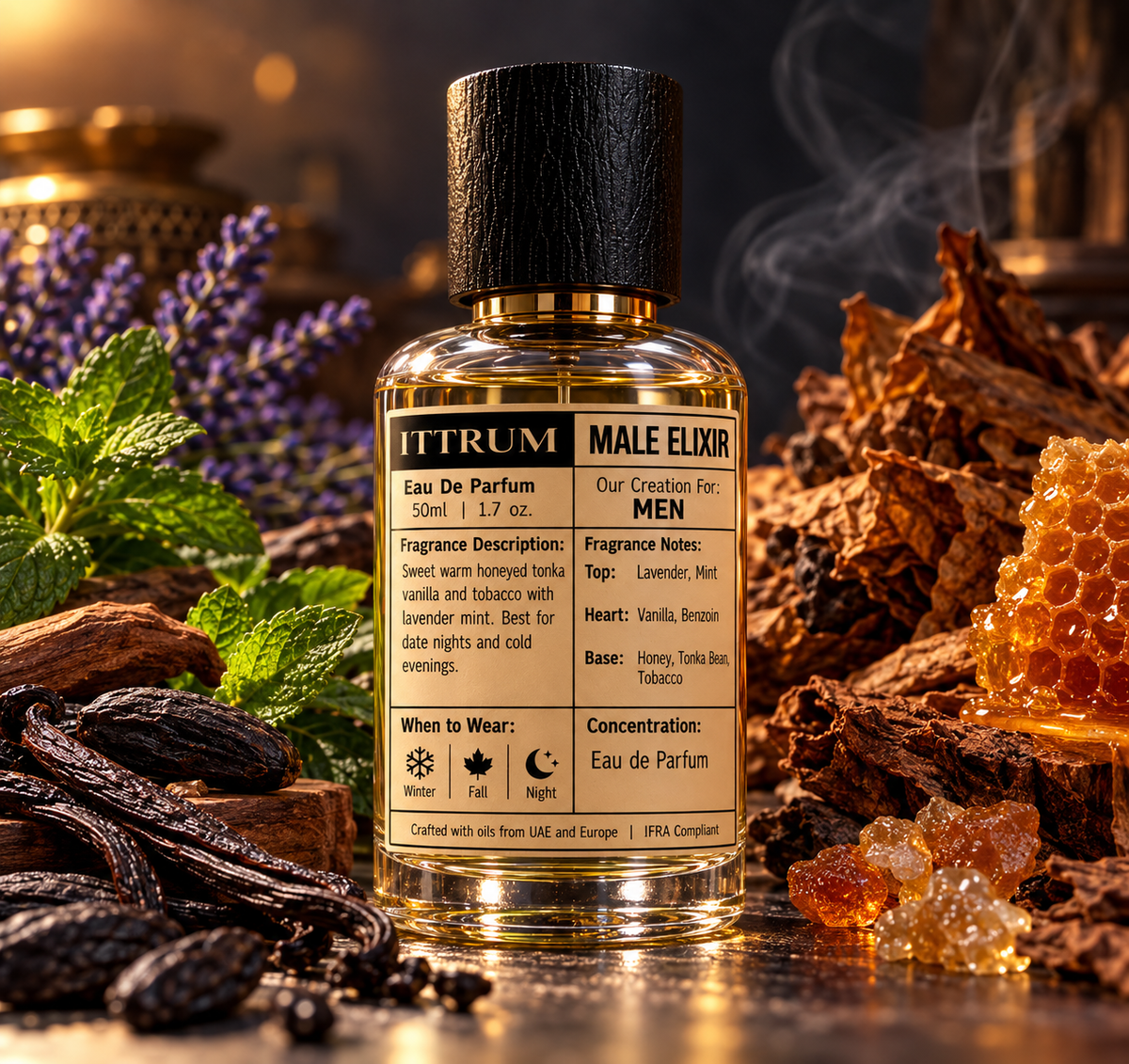 MALE ELIXIR Eau de Parfum 50ml by ittrum