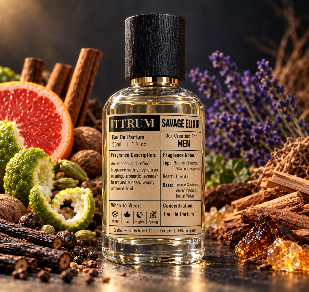 SAVAGE ELIXIR Eau de Parfum 50ml by ittrum