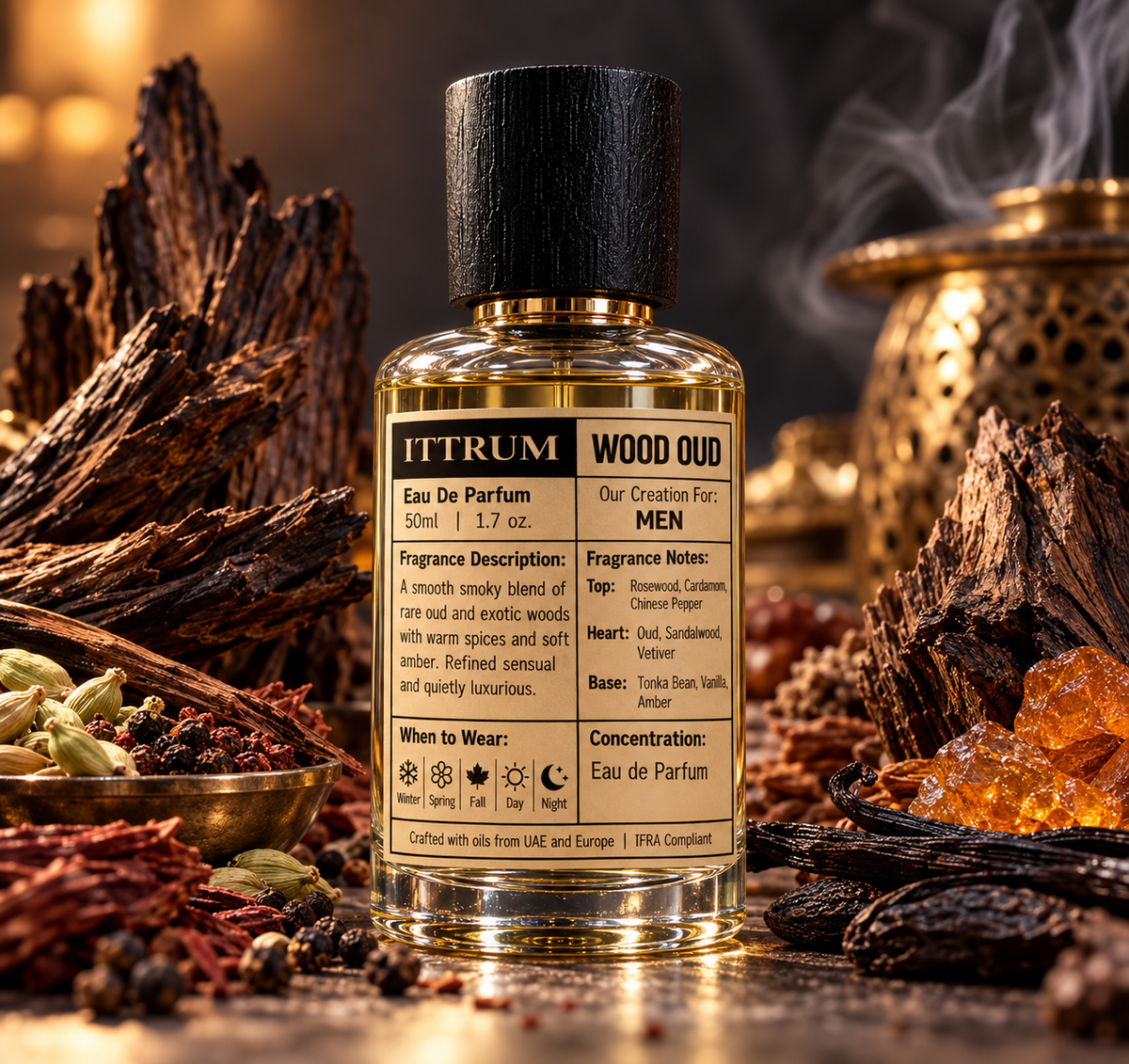 WOOD OUD Eau de Parfum 50ml by ittrum